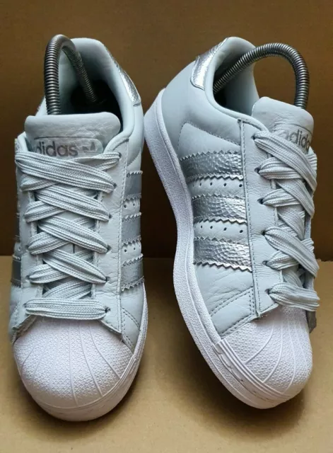 Superstar silver foil white sale