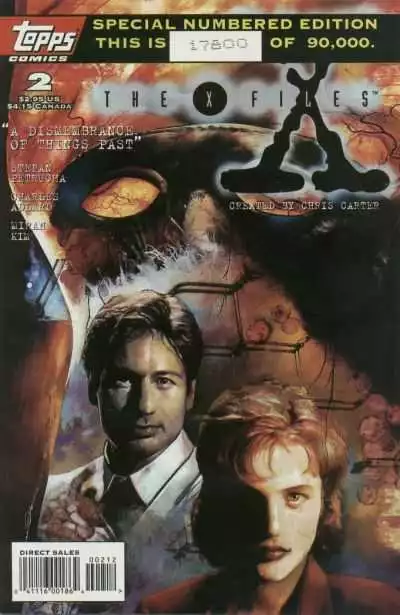 The X-Files #2 (1996) Vf/Nm Topps Scarce