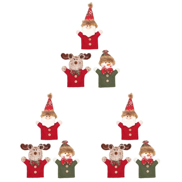 9 pcs Vino Copertura Decor Santa Copertura Della Bottiglia di Vino