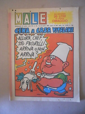 IL MALE n°44 1980 - Rivista satirica politica  [G484]