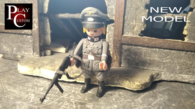 PLAYMOBIL CUSTOM SOLDADO Waffen Grenadier (France-1944) Ref-0675 EUR 45 PLAYMOBIL CUSTOM SOLDADO Waffen Grenadier (France-1944) Ref-0675 EUR 45