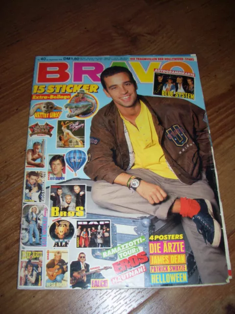 Bravo Nr. 40 / 1988, Die Ärzte, James Dean