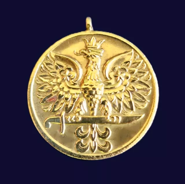 Polnische-ARMEEMEDAILLE - POLEN, SEIN VERTEIDIGER - 1945/1946