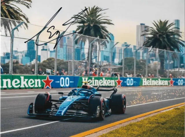 Logan Sargeant 2023 Australian Grand Prix Williams FW45 F1 signed photo