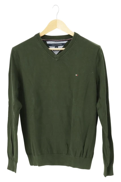 Pullover Tommy Hilfiger uomo oliva taglia L
