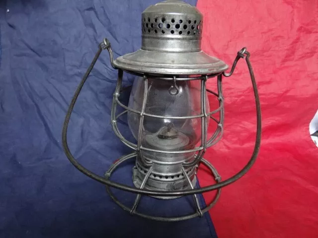 Antique Pat.1893 C.T.Ham Mfg. Co 39 Rail Road Lantern