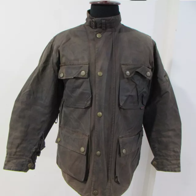 Men’s Belstaff waxed Bikers Jacket Chest 38/40 UK M Sku 14076