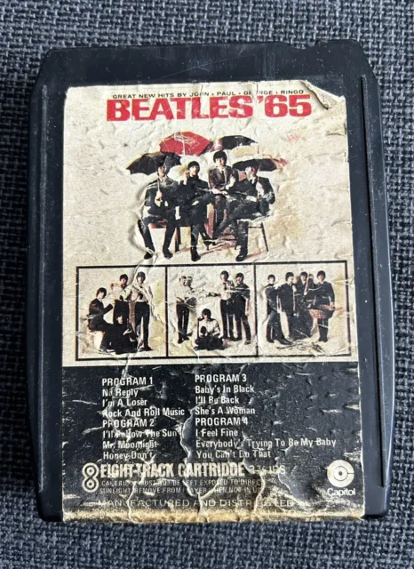 8 Track Tape  Beatles '65 "John, Paul, George And Ringo" (1969)  Capitol 8Xt2228