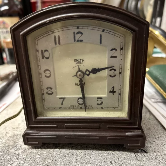 Vintage Sectric Smiths Alarm Clock Gwo
