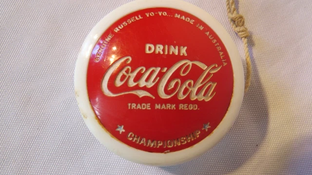 Vintage Drink Coca Cola Yo Yo Yoyo Coke Russell Championship