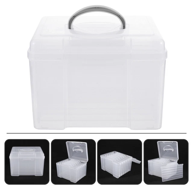 Caja de almacenamiento de fotos organizadores de fotos guardián para organización y almacenamiento de imágenes,