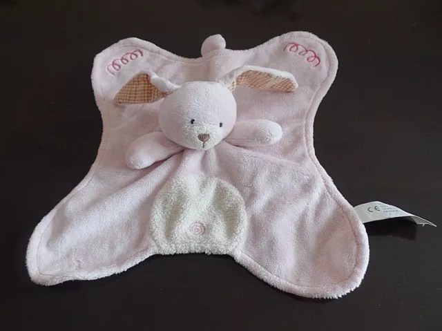 T1G / doudou lapin plat rose SIDJ