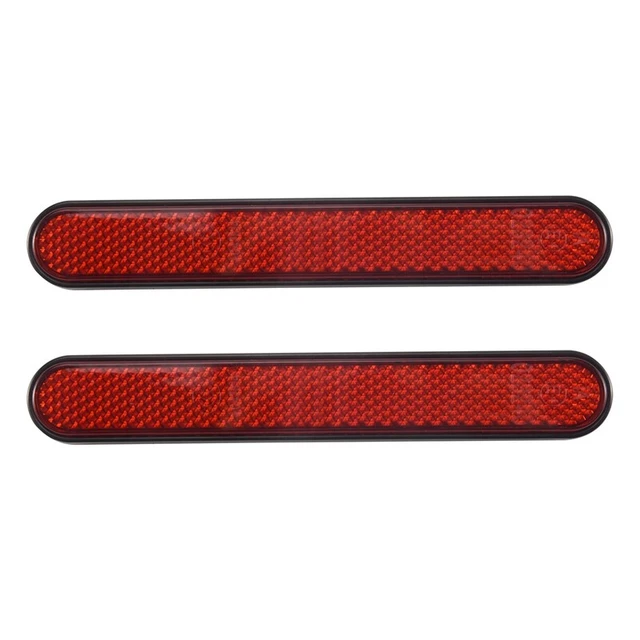 Anlising Kit De 26 Autocollants Réfléchissants Argent Et Rouge Pour Poussette, Vélo, Casque – Sécurité Routière Enfant