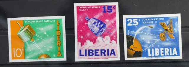 Liberia 619A-621A postfrisch Weltraumforschung #WW127