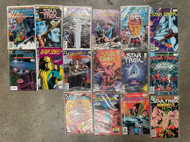 Lot of 17 Star Trek Comic Books