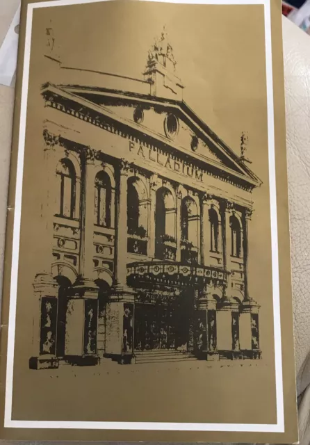 1983 SINGIN IN THE RAIN Programme LONDON PALLADIUM TOMMY STEELE ROY CASTLE