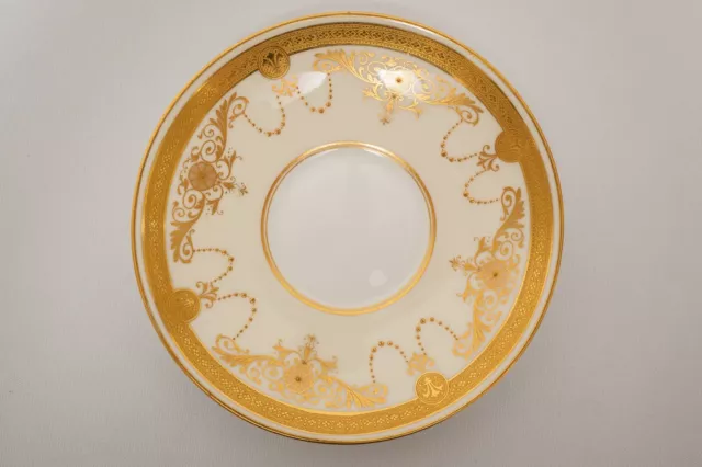 Mintons England PA1344E Replacement Saucer 5 5/8" D Gold Encrusted FREE USA SHIP