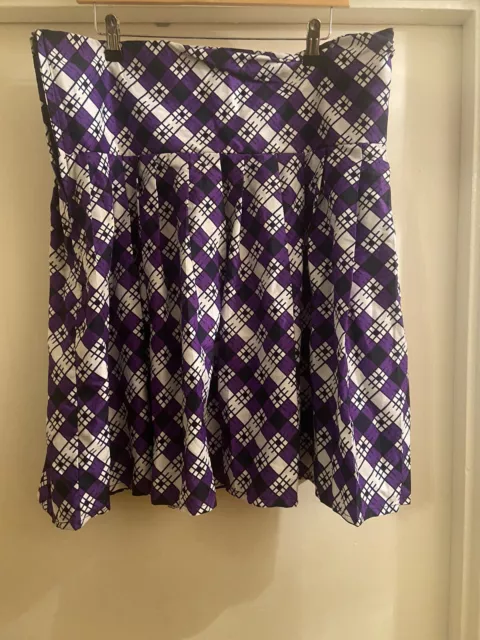 Gonna da donna africana Ankara Midi - Cotone fatta a mano - Taglia UK 14