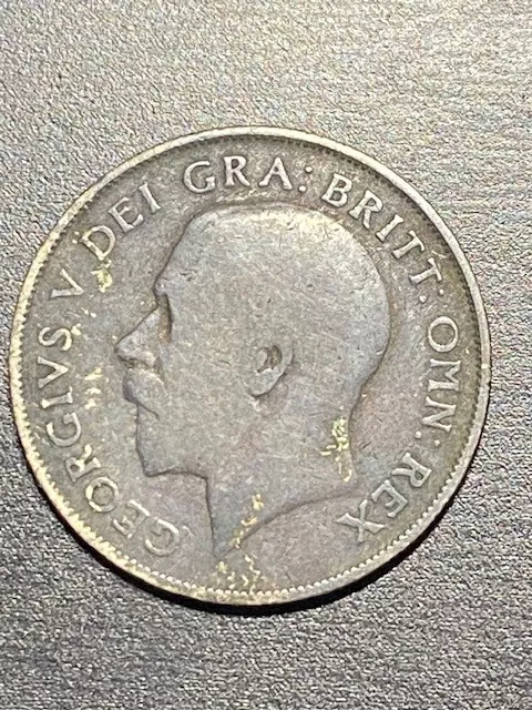 SILVER 1921 Great Britain 1 Shilling - King George V