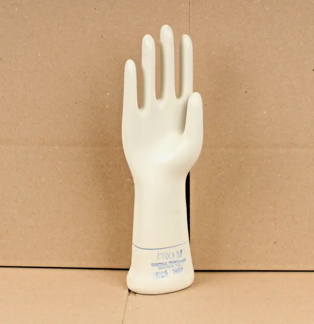 Vintage Porcelain Factory GLOVE Wrist Hand FORM Long Large 12 5/16" Size 7.5
