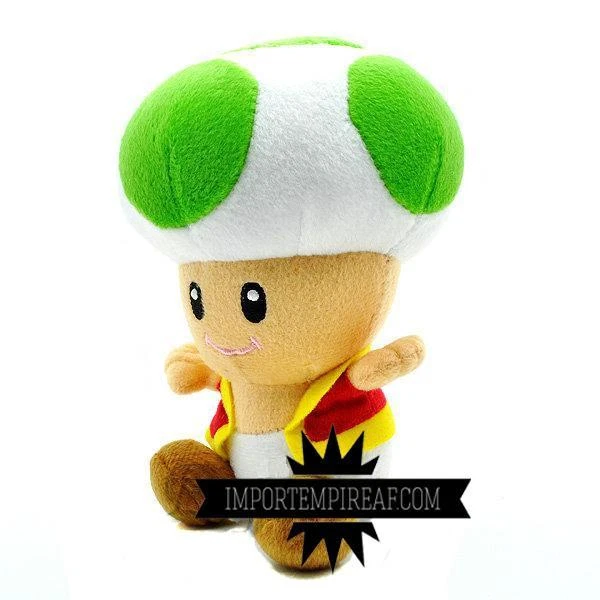 Green toad mario plush cheap