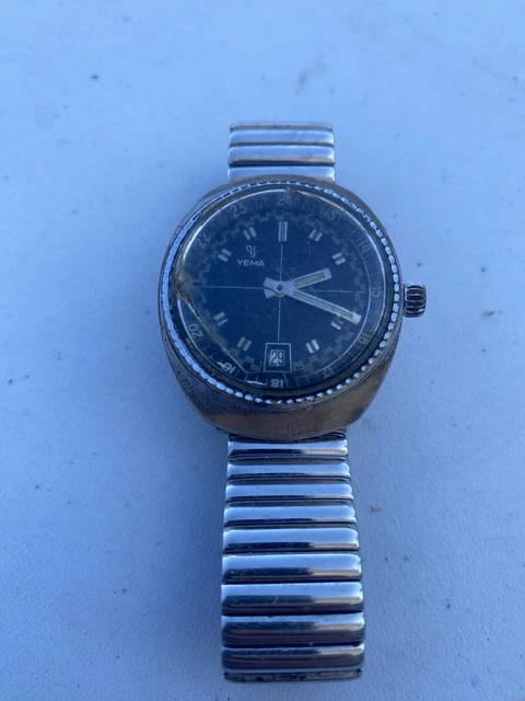 Cadran De Montre Plongée FE 140-1 Noir Rond 30 Mm, Générique, Neuf Sans Boîte
