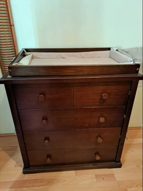 Boori Country Collection Jarrah with Storage Dresser with top change table