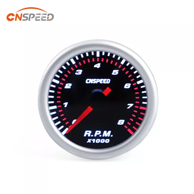 2'' inch 52MM Universal Car Motor LED Tachometer Tacho Gauge Meter Pointer RPM