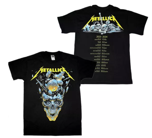 METALLICA BAND THRASH Metal Tour 2023 2024 Event TShirt 18.99 PicClick