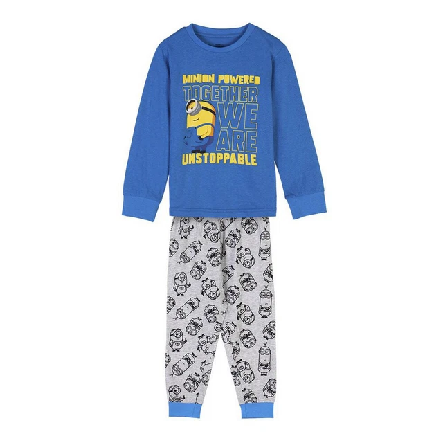 Schlafanzug Für Kinder Minions Blau