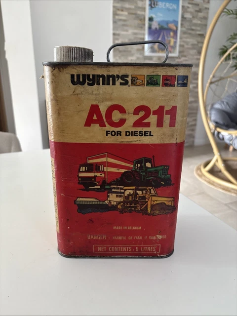 ANCIEN BIDON SHELL MULTIGRADE OIL HUILE MOTEUR OIL CAN DECO GARAGE