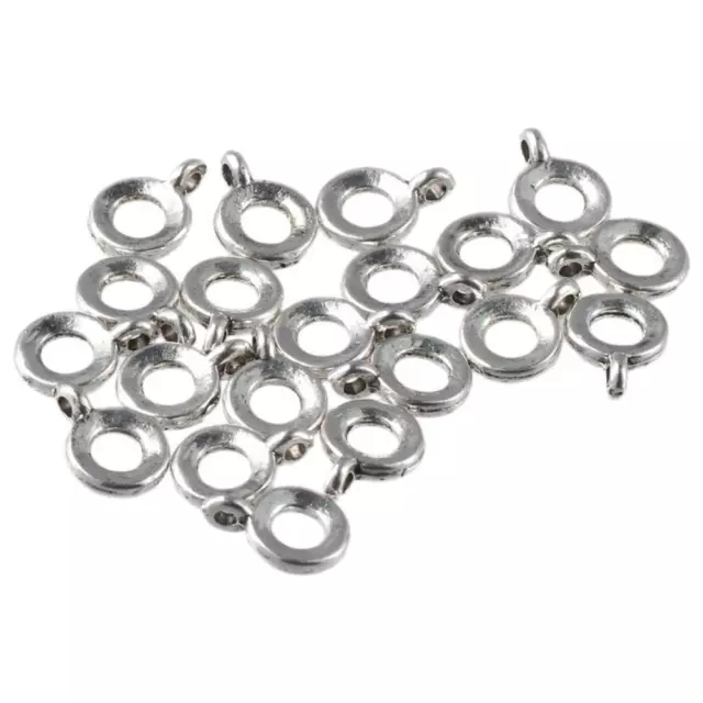 silver Antique Silver Beads alloy Beads Connector Charms  Jewelry Accessories