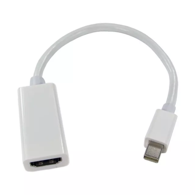 15cm Mini Displayport Thunderbolt Prise Mâle Vers HDMI Adaptateur Femelle [