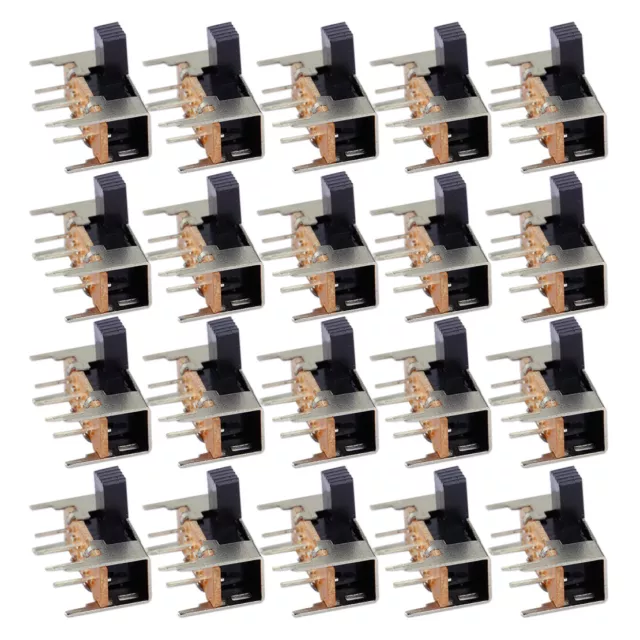 20X SK22H03G6 Mini Schiebeschalter DPDT 6 Pin 2 Position High Knob Slide tu