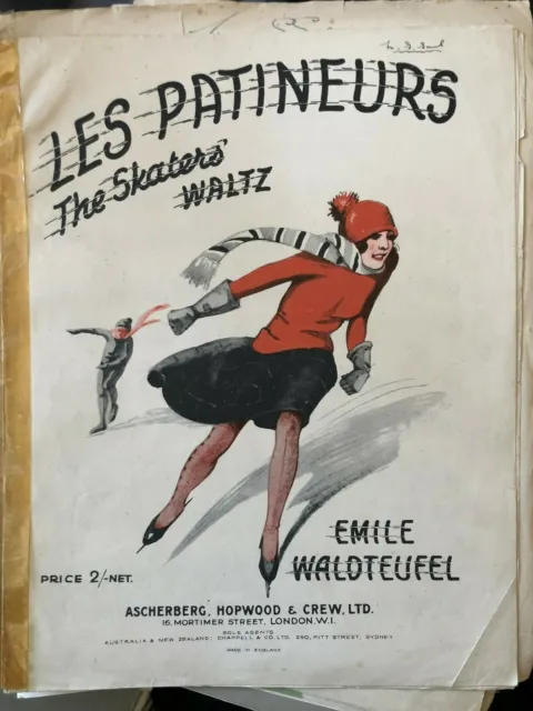 Emile Waldteufel Les Patineurs The Skater's Valtz Pour Piano