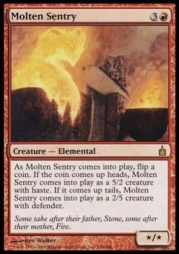 4X MOLTEN SENTRY - MTG Magic - RAV RAVNICA - ENG - MINT