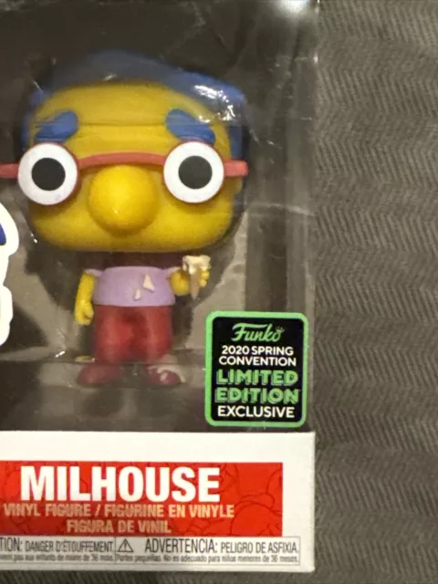 Funko POP! Television The Simpsons Milhouse - #765 2020 Spring ECC - Scratch 2
