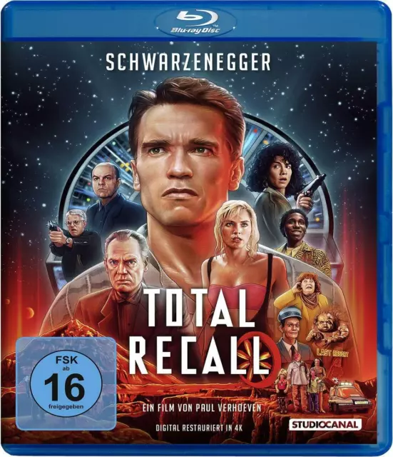 Total Recall (1990) digital restauriert in 4K / Uncut [Blu-ray/NEU/OVP] Arnold S