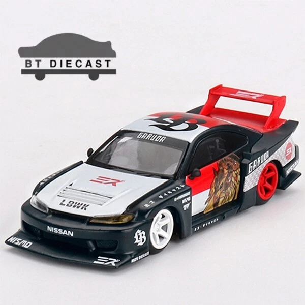 Mini GT Nissan S15 Silvia LB-Super Silhouette ATHLETE MGT01054 1/64 Di – Treasured Models