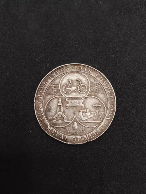 1897 Grand Inventions Competition Silver Prize Medal of Merit