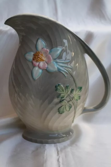 Antique Staffordshire Hand Painted Shorter & Son Flower Vase England