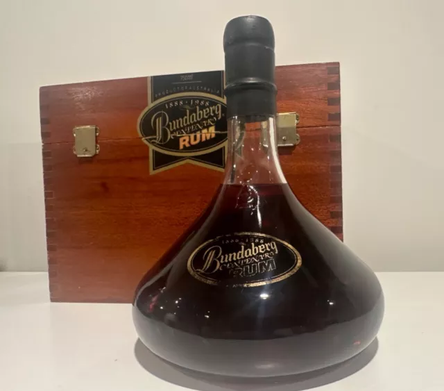 Bundaberg Rum Centenary Decanter 750ml Very Limited Edition and hard to find