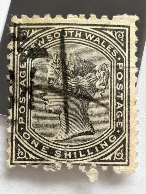 NEW SOUTH WALES stamp 1882 QV 1s / Pencil / TA015