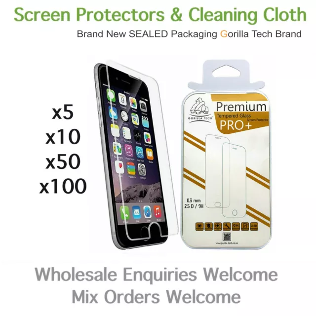 100% Gorilla Nokia Glass Screen Protector & Cleaning Cloth Wholesale Job