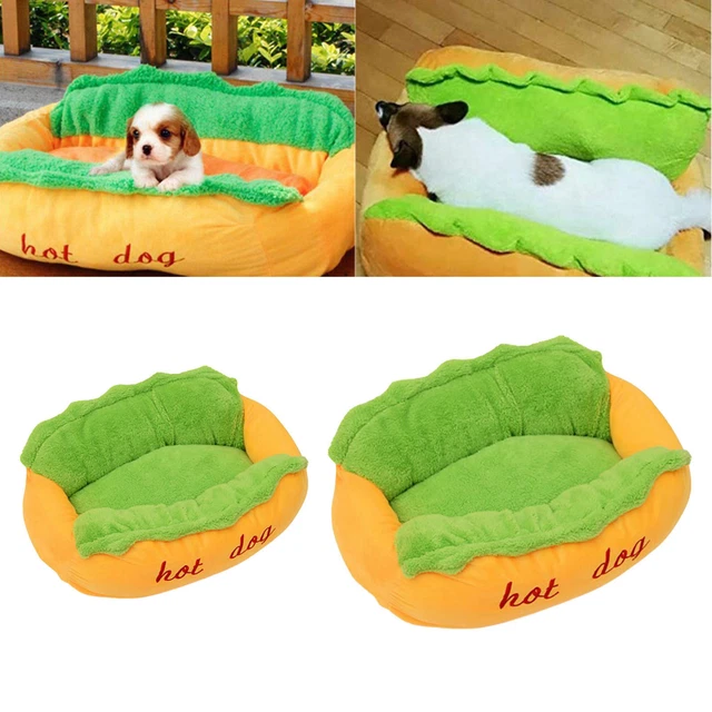 Lit de Chien Créatif Peluche Confortable Doux pour Chiens Chat Animal