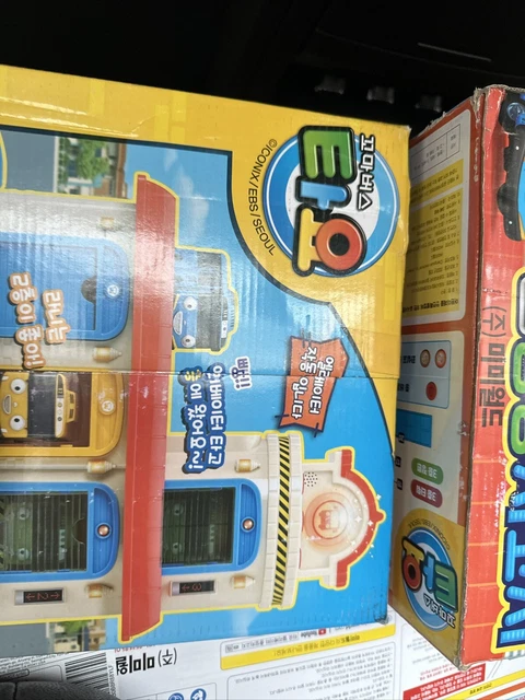 TAYO LITTLE BUS Up & Down Elevator Main Garage Play Set $40.00 - PicClick