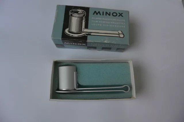 Vintage Minox Film Viewing Magnifier In Original Box