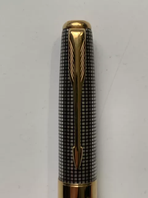 PENNA A SFERA vintage - PARKER 75 STERLING SILVER - Made in U.S.A. EUR  200,00 - PicClick IT