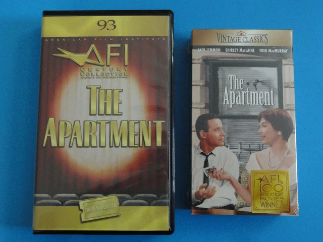 THE APARTMENT (VHS, BLOCKBUSTER VIDEO, AFI CENTURY COLLECTION) #93 ...