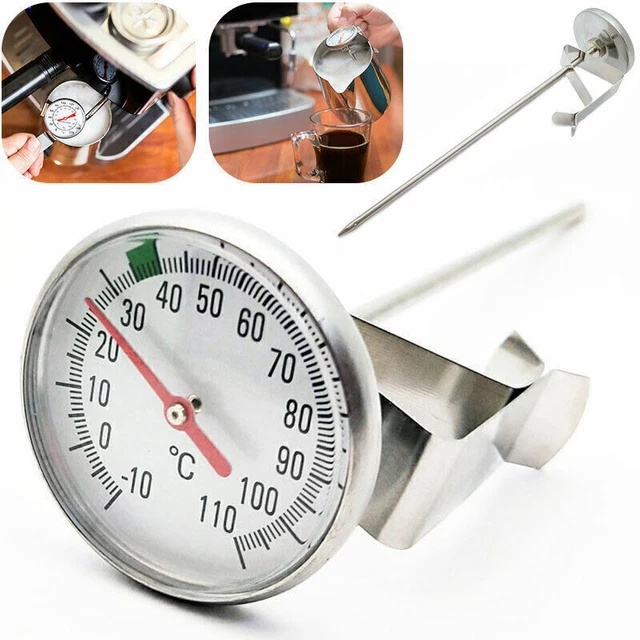 MILK THERMOMETER STAINLESS steel pasteurizer preserving thermometer ...